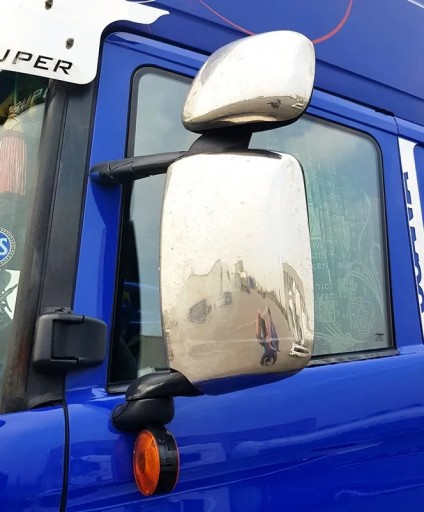 SCANIA R 4 НЕРЖАВІЮЧІ НАКЛАДКИ ДЗЕРКАЛ