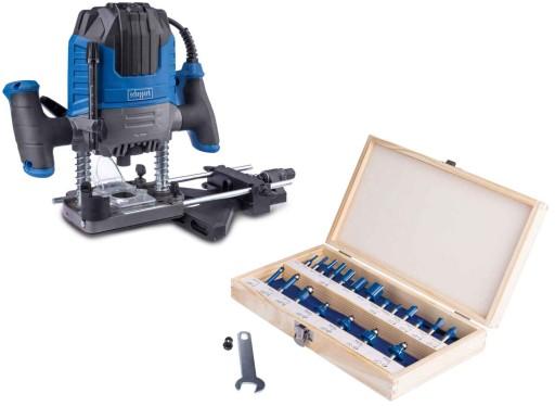 SCHEPPACH WRT1200 ФРЕЗЕРНО-ФРЕЗЕРНЫЙ СТАНОК 1200ВТ + 20 ФРЕЗ