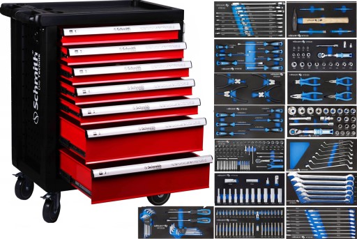 SCHMITH HOGERT HT7G058 ТЕЛЕЖКА ДЛЯ МАСТЕРСКИХ, ИНСТРУМЕНТАЛЬНЫЙ ШКАФ, 252 шт.
