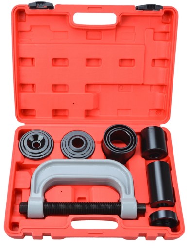 СЪЕМНИК ВТУЛОЧНЫХ ШТИФТОВ НА АВТОМОБИЛЬ - ВИНТОВОЙ ПРЕСС