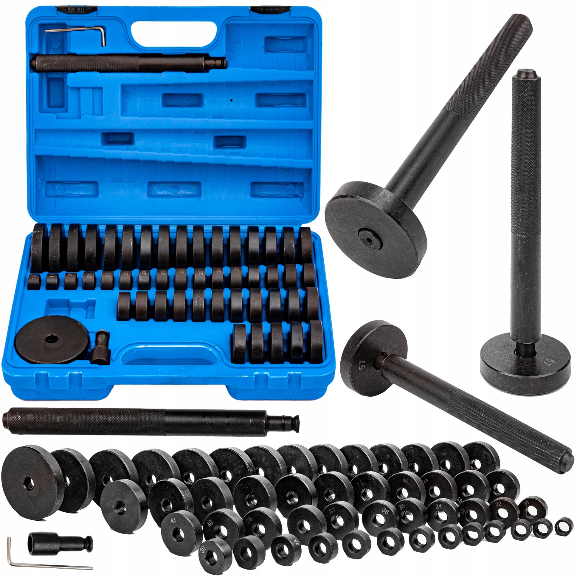 Съемник втулки подшипника пресс адаптеры 18-74 мм 52el