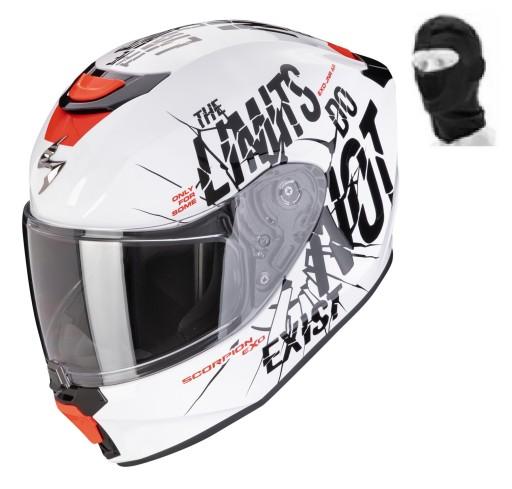ШЛЕМ SCORPION EXO-JNR AIR BOUM WH-BK L