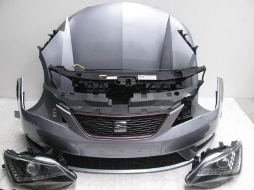 SEAT IBIZA 6J ЛИФТ ПЕРЕДНЕГО КАПОТА КСЕНОНОВЫЙ БАМПЕР LY7H