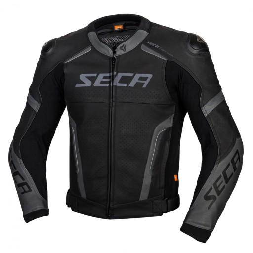 ШКІРЯНА МОТОЦИКЛЕТНА КУРТКА SECA HOOLIGAN BLACK 50
