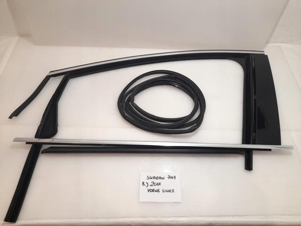 7N0837431G 7N0837475D - SHARAN 7N ПОЛОСА СТЕКЛА ДВЕРИ ХРОМ УПЛОТНИТЕЛЬ ДВЕРИ