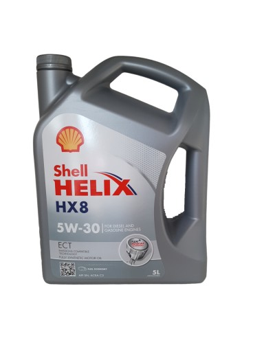 SHELL HELIX HX8 ECT 5W - 30 5L ВІДПОВІДАЄ СТАНДАРТУ VW