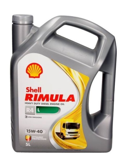 SHELL масло SHELL 15W40 5L RIMULA R4 L CJ - 4 / MAN 3275 / 228.3 228.31 / VDS-