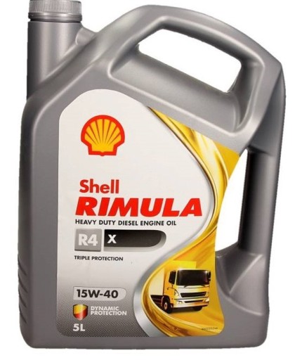 SHELL масло SHELL 15W40 5L RIMULA R4 X / E7 / CI - 4 / MAN 3275-1 / 228.3 / RL