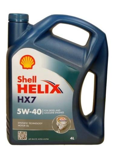 SHELL SHELL OIL 5W40 4L HELIX HX7 A3/B4 / SN / 50