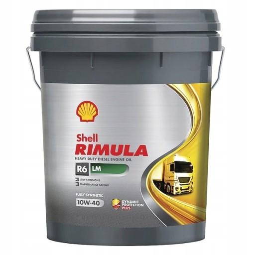 Масло моторное SHELL RIMULA R6 LM 10W40 20л.