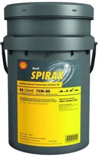 SHELL SPIRAX S6 GXME 75w80 20L GL4 (SPIRAX GSX)