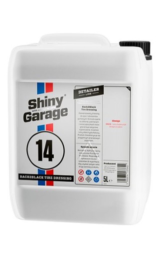 SHINY BACK2BLACK POLYMER TIRE DRESSING 5L ADVANCED DRESSING ДЛЯ ШИН И E