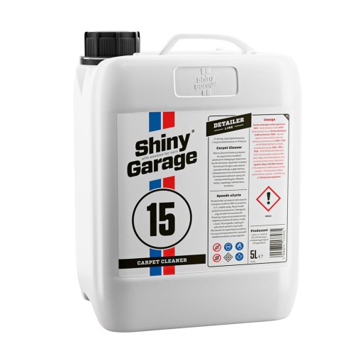 SHINY CARPET CLEANER 5L ДЛЯ СТИРКИ ЭКСТРАКЦИИ GO ИЛИ РУЧНОЙ ОБИВКИ И