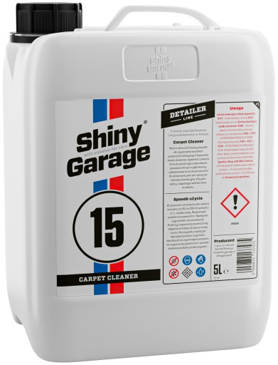 SHINY GARAGE-CARPET CLEANER СТИРКА ОБИВКИ 5L