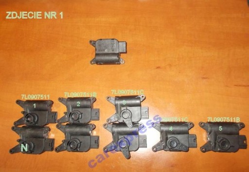 907511JAL - Двигатель закрылка отопителя VW T5 T6 TOUAREG