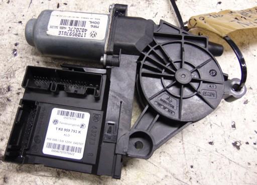 1K0959793K, 1T0959701E - Электродвигатель стеклоподъемника передний левый, vw touran и lift europa