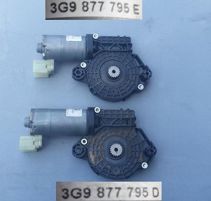 3G9877795E - ДВИГУН ЛЮКА AUDI SKODA VW 3G9877795D