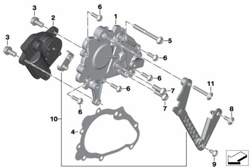 23008388422 - Привод редуктора BMW K48 K61 K66 MK3 23008388422 BMW -22%