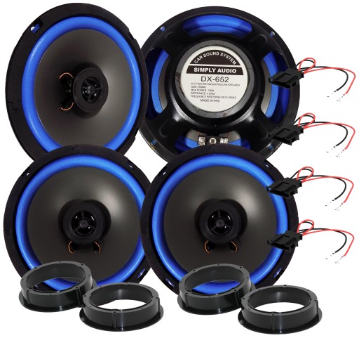 SIMPLY AUDIO 4 ДИНАМКИ SEAT ALTEA AROSA CORDOBA EXEO LEON TOLEDO ПЕРЕДНІЙ ЗАДНИЙ