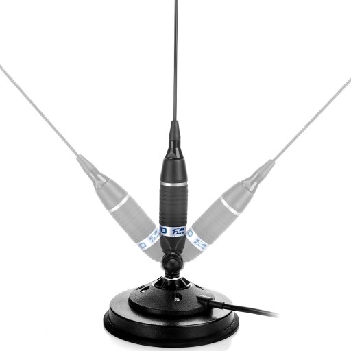 SIRIO OMEGA 27 черный 95см сильный магнит кабель 7 м