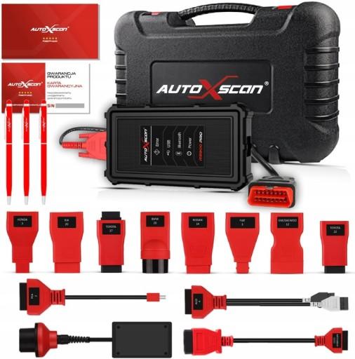 СКАНЕР ДІАГНОСТИЧНА ГОЛОВКА БЕЗДРОТОВИЙ ДІАГНОСКОП + АДАПТЕРИ