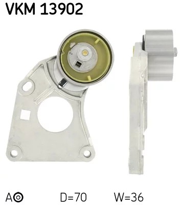 SKF VKM 13902 НАТЯЖНИЙ РОЛИК ГРМ CITROEN/PEUGEOT