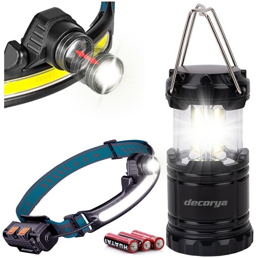 СКЛАДНОЙ СВЕТОДИОДНЫЙ ТУРИСТИЧЕСКИЙ ФОНАРЬ + МОЩНЫЙ ИНДУКТИВНЫЙ СВЕТОДИОДНЫЙ ФАР С ЗУМОМ