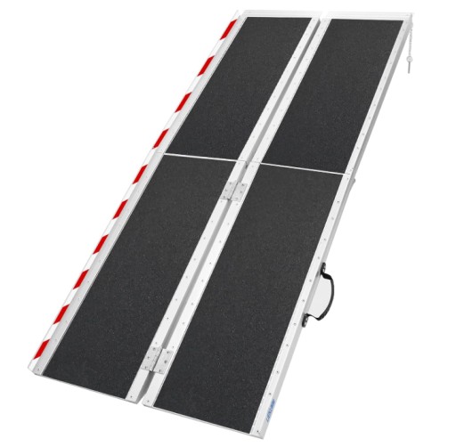 СКЛАДНАЯ ПОРТАТИВНАЯ АЛЮМИНИЕВАЯ КОЛЯСКА РАМПА 182x74 см LIEKUMM