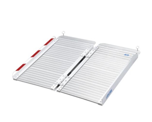 СКЛАДНАЯ ПОРТАТИВНАЯ АЛЮМИНИЕВАЯ КОЛЯСКА РАМПА 71x61 см LIEKUMM