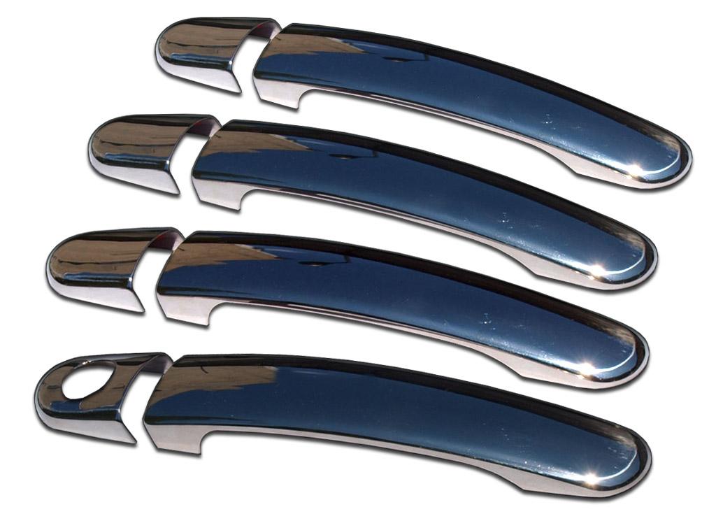 SKODA FABIA И 99-07 ХРОМИРОВАННЫЕ НАКЛАДКИ НА ДВЕРНЫЕ РУЧКИ