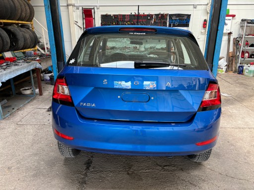 SKODA FABIA III Крило заднє BLUE lf5w