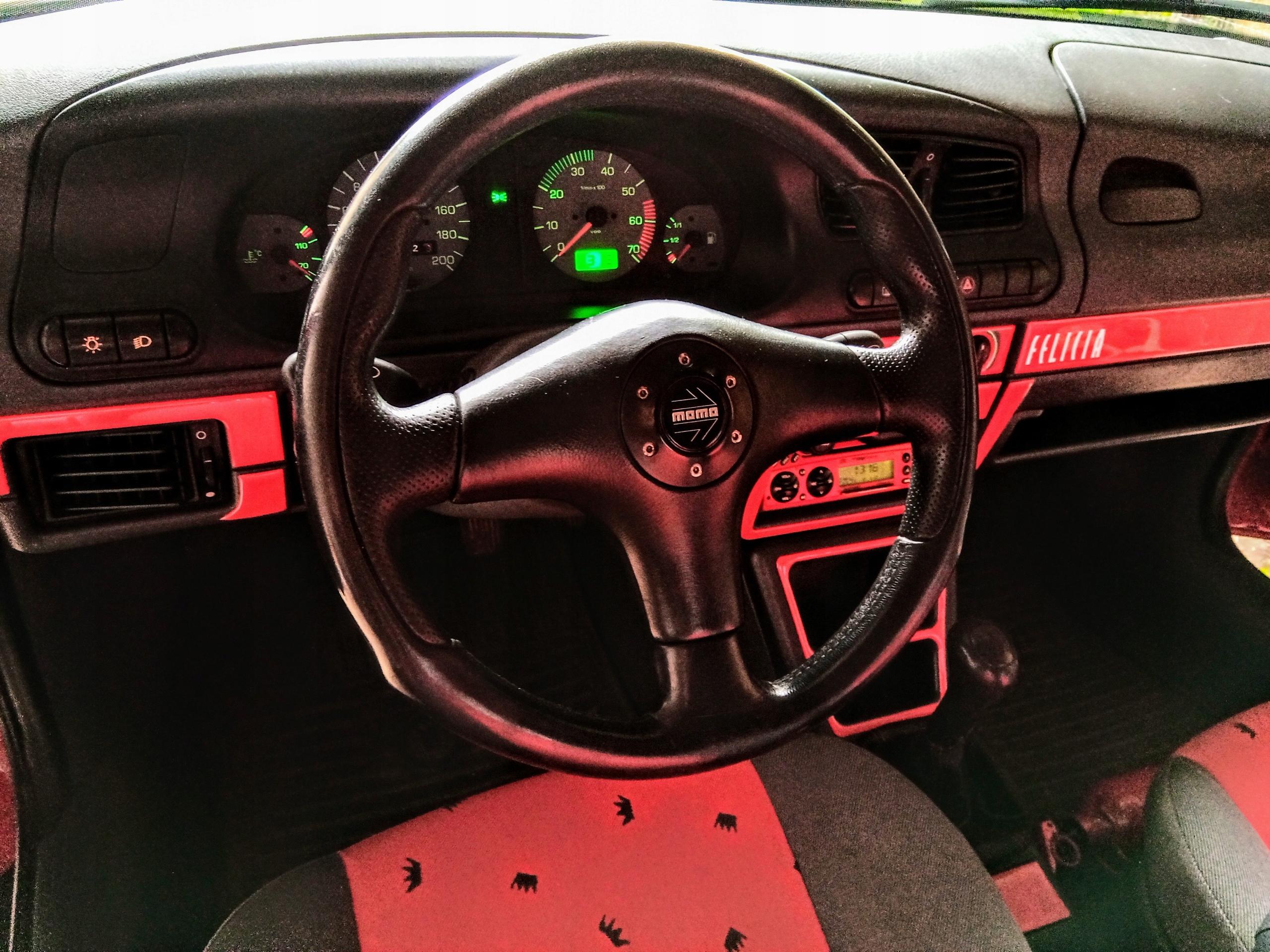 SKODA FELICIA ШПОН НАКЛАДЕННЯ НАКЛЕЙКИ ПАНЕЛЬ 3D