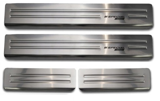 SKODA OCTAVIA III БОКОВЫЕ НАКЛАДКИ, СТАЛЬНЫЕ БОКОВЫЕ НАКЛАДКИ