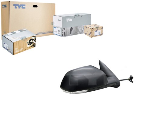 SKODA OTAVA II 2004-2008 ДЗЕРКАЛО ЛІВЕ ЕЛЕКТРО W БЛИНКЕР АСПЕРИЧНИЙ ОБІГРІВ TYC