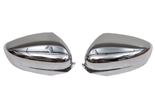 SKODA RAPID 12-19 ХРОМОВАНІ НАКЛАДКИ НА ДЗЕРКАЛА