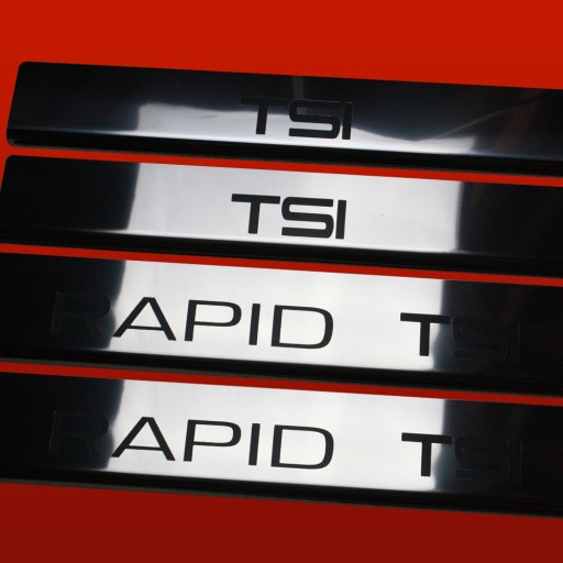 SKODA RAPID RAPID TSI Глянцеве покриття з нержавіючої сталі 304