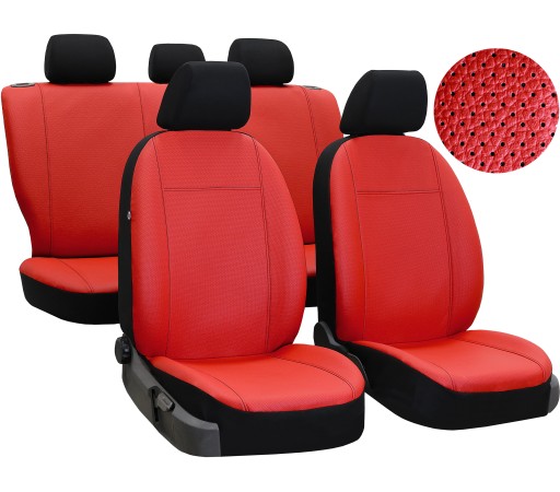 КОМПЛЕКТ АВТОМОБІЛЬНИХ чохлів з перфорованої шкіри для HYUNDAI KONA 2