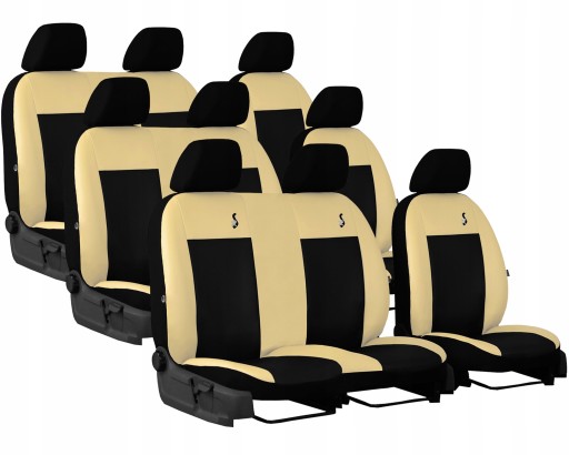 ШКІРЯНІ ЧЕХЛИ АВТОБУС OPEL VIVARO 1 9M