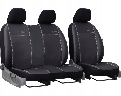 ШКІРЯНІ ЧОХЛИ НА СИДІННЯ НА ФОРД TRANSIT CUSTOM 2+1 VIII