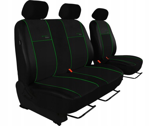 КОЖАНЫЕ ЧЕХОЛЫ ДЛЯ TOYOTA PROACE 2 2+1