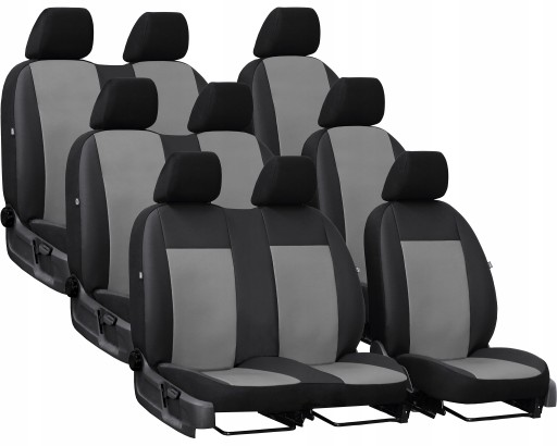 ШКІРЯНІ ЧЕХЛИ РОЗМІР НА FORD TRANSIT 7 9м