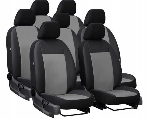 КОЖАНЫЕ Чехлы на сиденья по индивидуальному заказу для VW TOURAN 1 7m