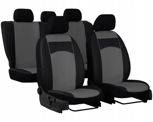 КОМПЛЕКТ ШКІРЯНИХ АВТОМОБІЛЬНИХ ЧОХЛІВ ДЛЯ СИДІНЬ SKODA FABIA IV