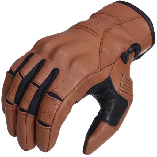 Кожаные мотоциклетные перчатки HUSAR MAVERIK brown