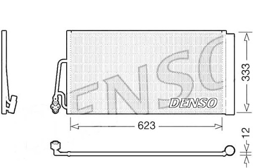 DRM20097 - КОНДЕНСАТОР, ОХОЛОДЖУВАЧ КОНДИЦІОНЕРУ ПОВІТРЯ [DENSO]