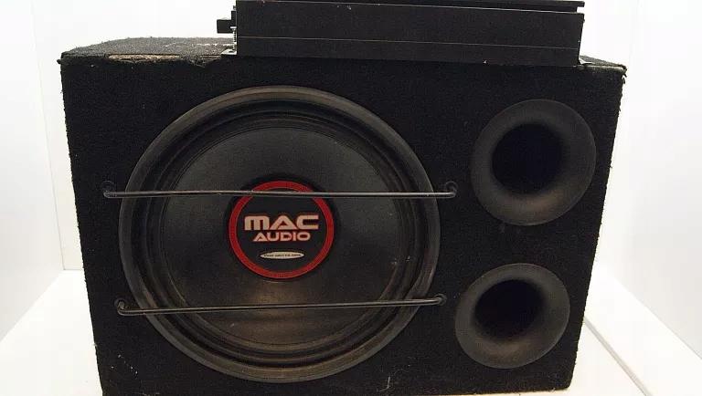БАСОВАЯ КОРОБКА MAC AUDIO + УСИЛИТЕЛЬ MAGNAT