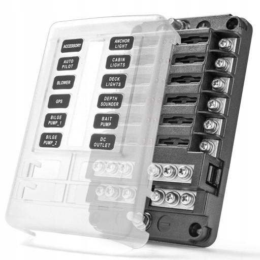 CR5502 - Розетка для предохранителя коробки gb-12 led