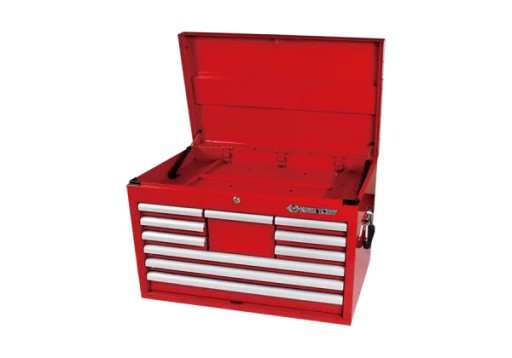 ЯЩИК ДЛЯ МАСТЕРСКОЙ С 10 ЯЩИКАМИ (БЕЗ ИНСТРУМЕНТОВ) - RED King Tony