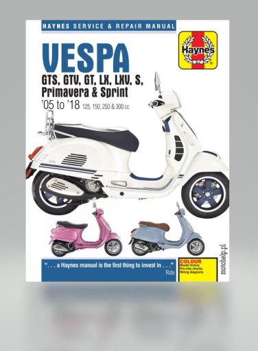 СКУТЕР VESPA PRIMAVERA (14 - 18) ОПИС РЕМОНТУ СКУТЕРА HAYNES PUBLISHING