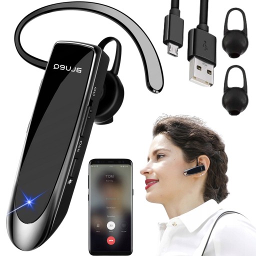 БЕЗДРОТОВІ НАВУШНИКИ BLUETOOTH 5.0 HEADSET CLEAR SOUND 2024